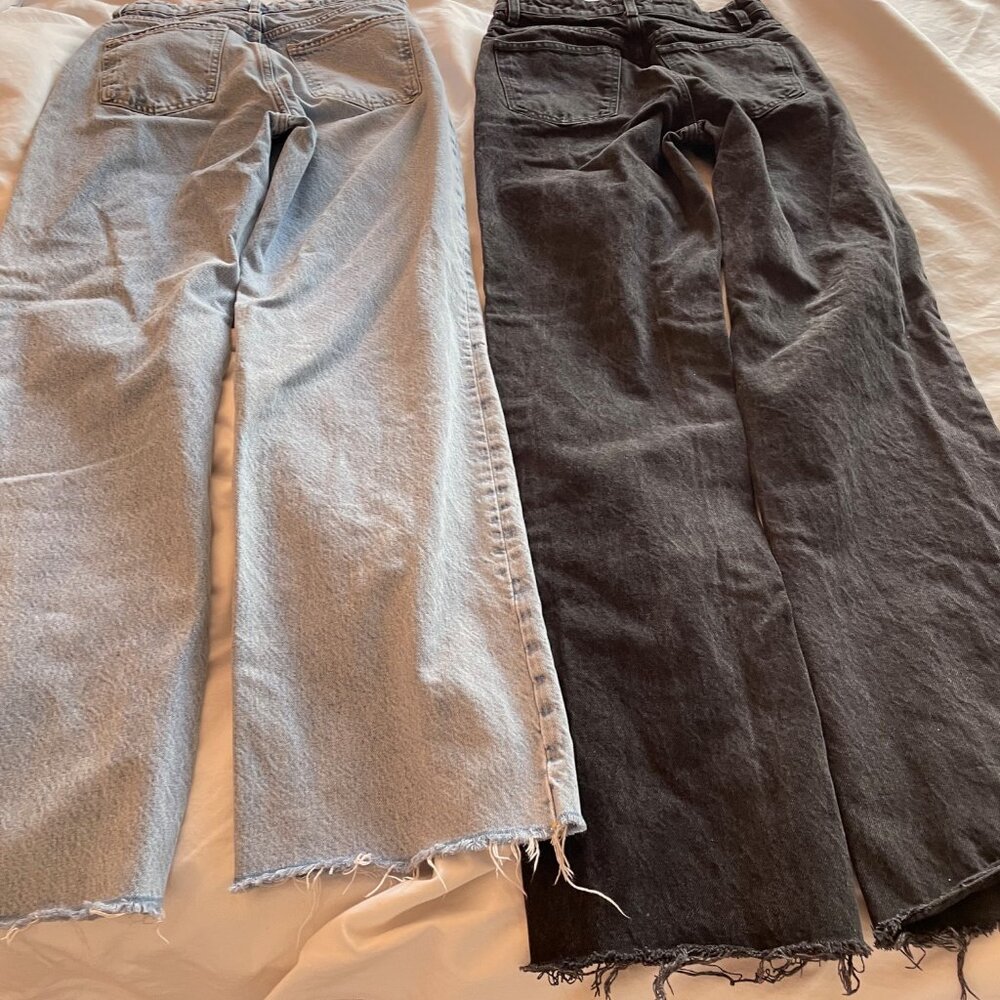 Zara Jeans High Waist Wide Leg size 6